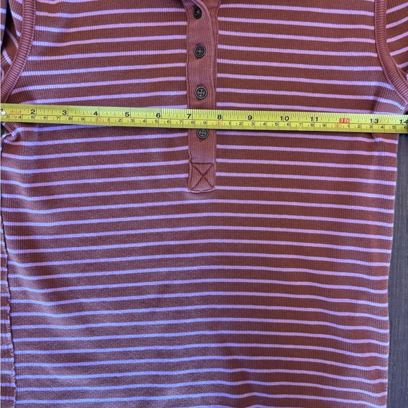 We The Free Lake Henley Striped Top - Picture 7 of 7